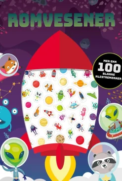 Aktivitetsbok romvesener boblesticker