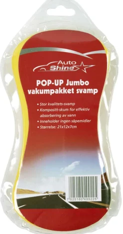 Auto Shine Jumbo vakumpakket svamp