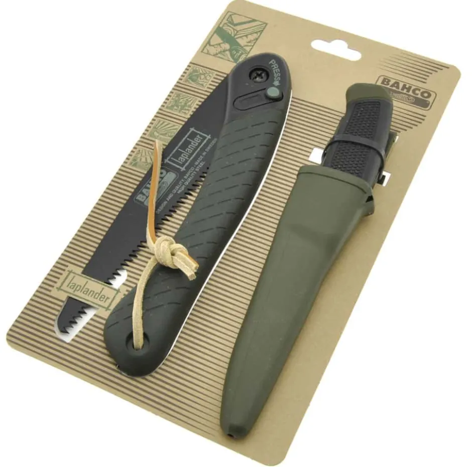 Bahco Laplander sammenleggbar tursag + kniv