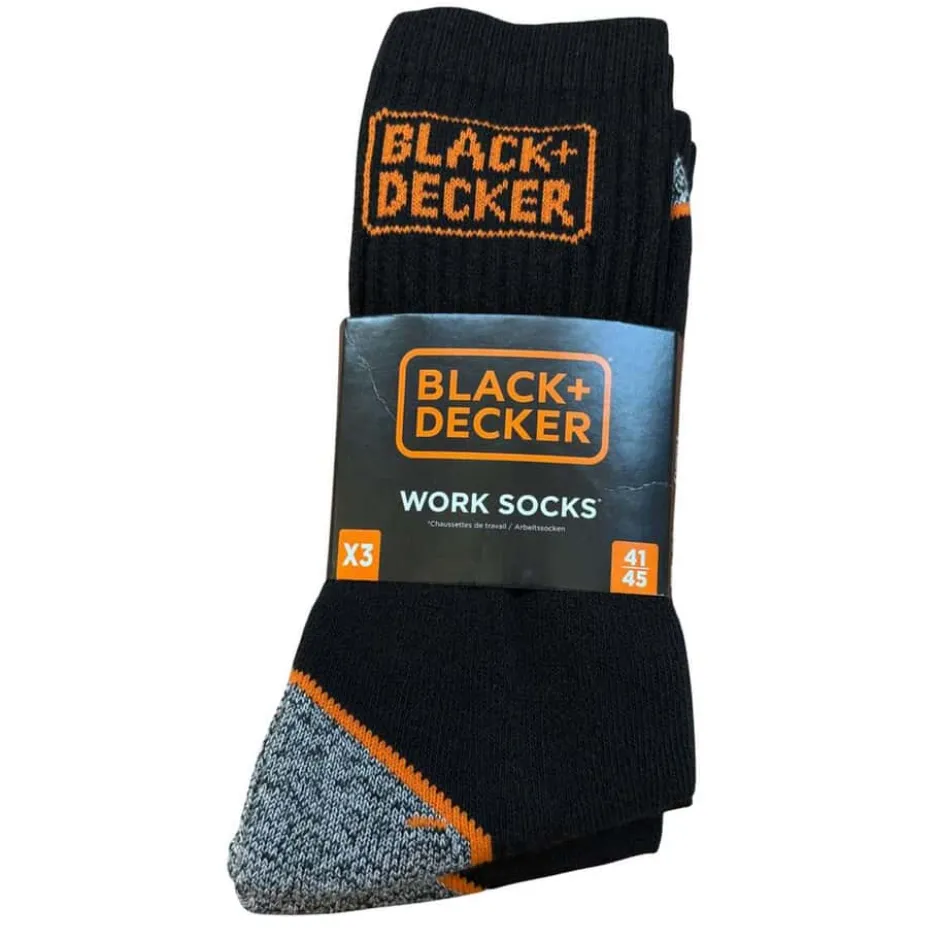 Black & Decker sokker 3-pk unisex