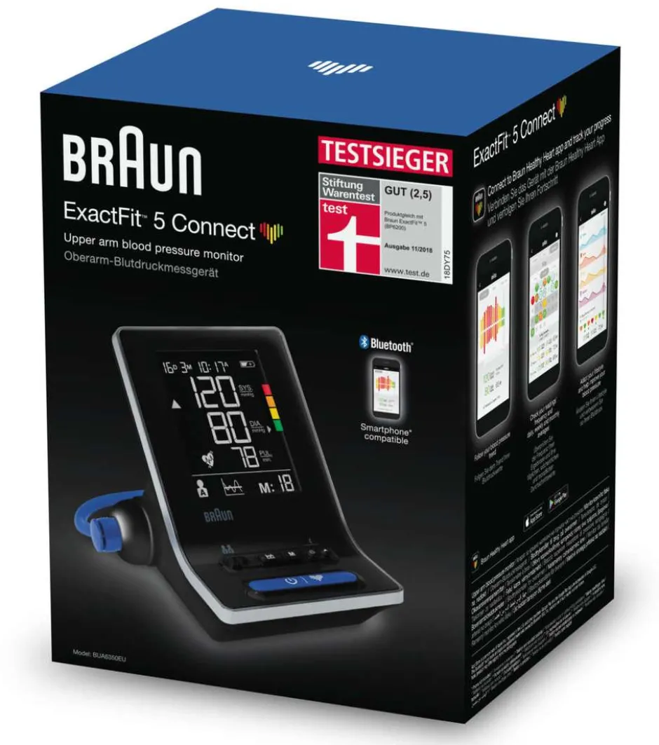 BraunHOT ExactFit™ 5 Connect blodtrykksmåler