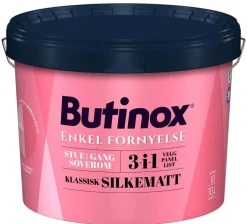 Butinox Klassisk 10/silkematt interiørmaling