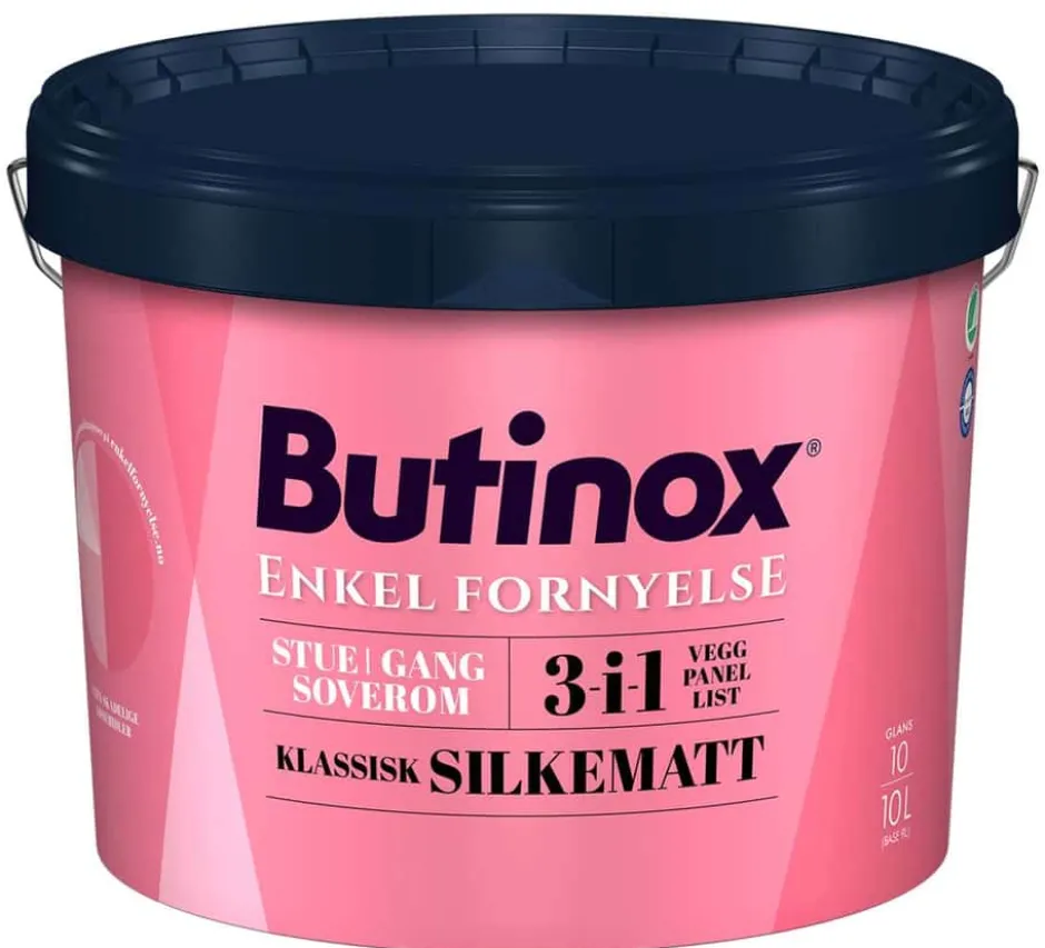 Butinox Klassisk 10/silkematt interiørmaling