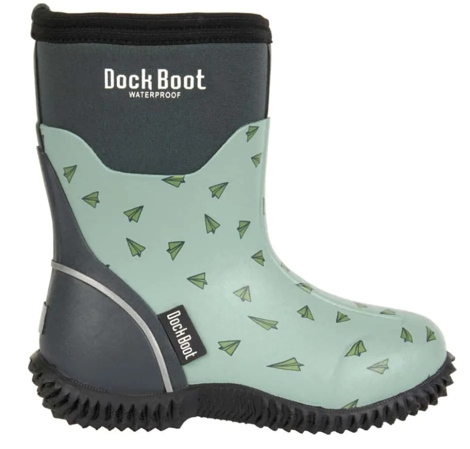 Dock Boot Print allværsstøvler barn