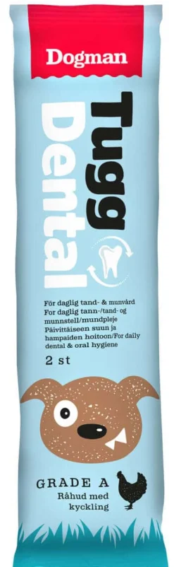 Dogman Tygg Dental med Kylling 2pk