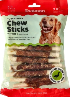 Dogman Tyggepinner med And 25pk
