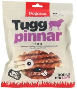 Dogman Tyggepinner med Lam 25pk