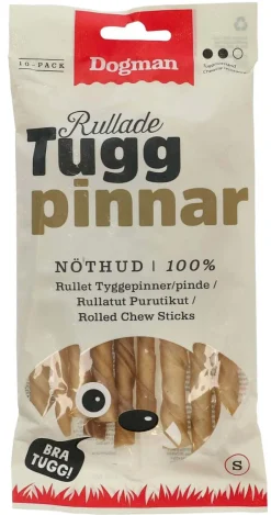 Dogman Tyggepinner 10pk 90g