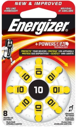 Energizer® høreapparatsbatterier 10