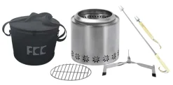FCC Volcano Camper båltønne m/tilbehør