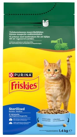 Friskies Steril Laks/Grønnsaker 1,4kg