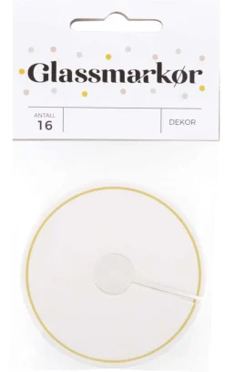 Glassmarkør 16pk
