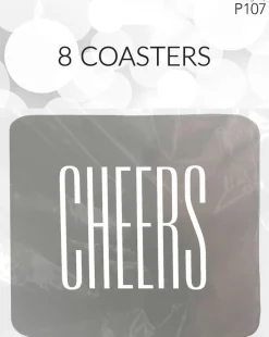 Glassunderlag Cheers 8pk