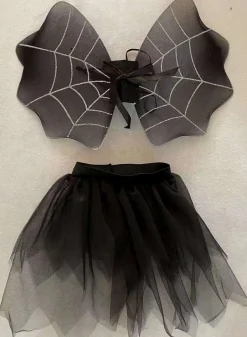 Halloween skjørt og vinger
