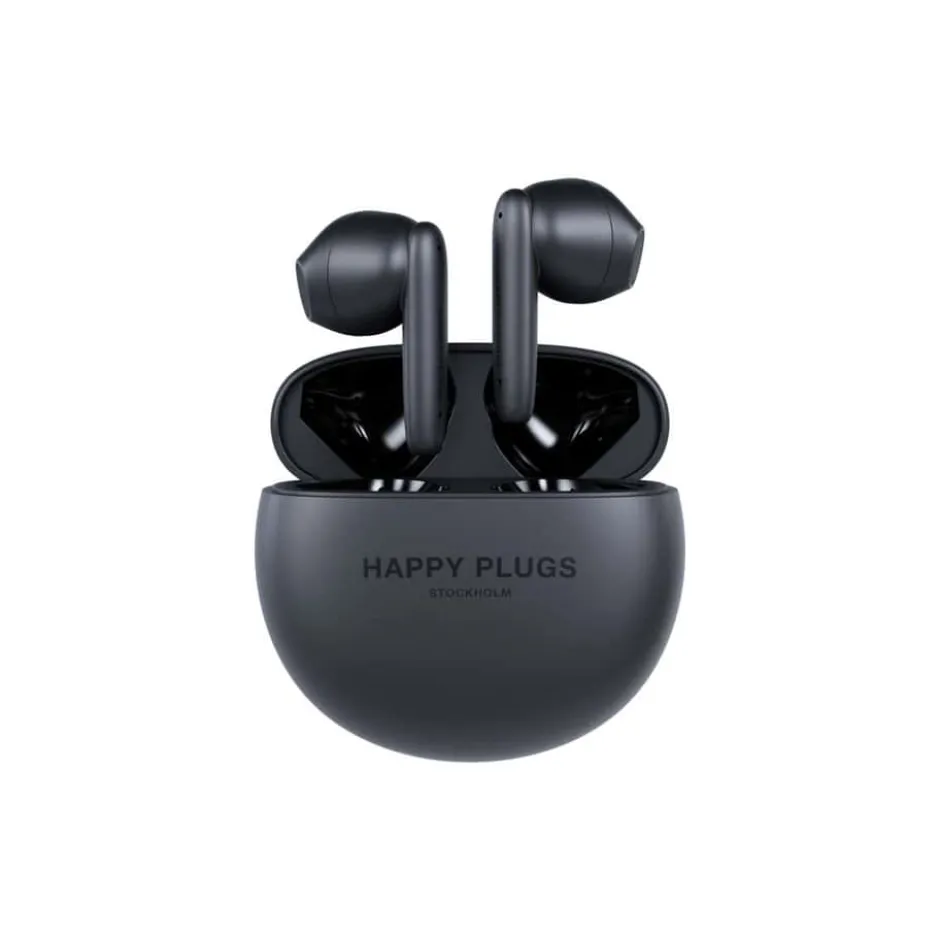 Happy Plugs Joy Lite In-Ear True-Wireless Black ørepropper