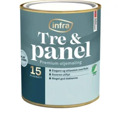 Infra Tre&Panel 15/silkematt interiørmaling