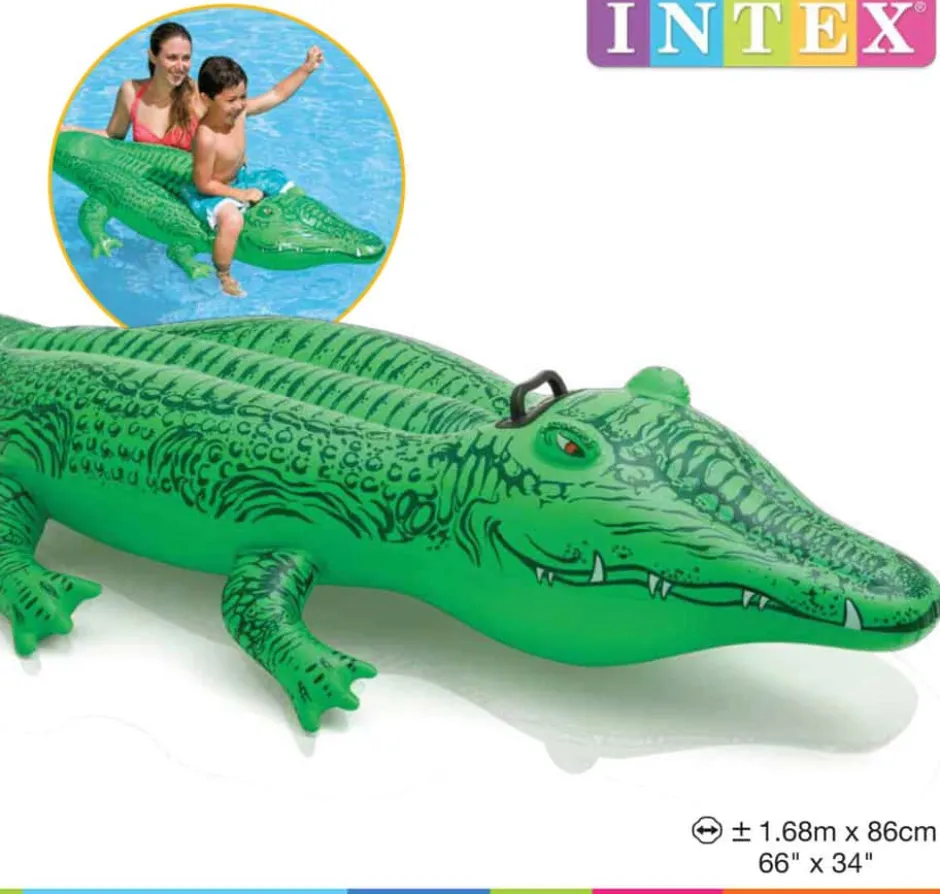 INTEX® Ride-On Alligator badeleke