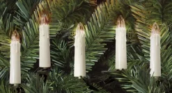 Juletrelys innendørs