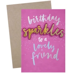 Kort Birthday Sparkles