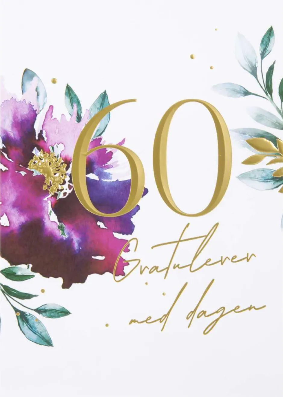 Kort 60 år Gratulerer med dagen