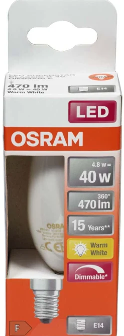 Ledvance LED Retrofit CLASSIC B DIM matt dimbar pære