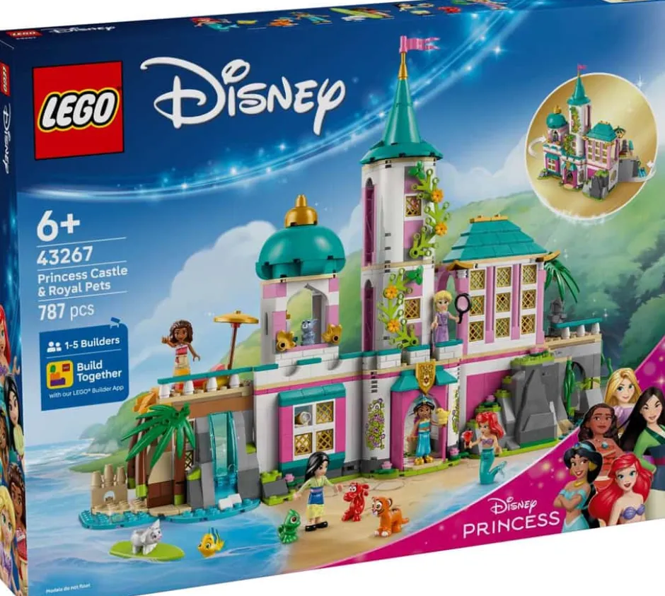 LEGO® ǀ Disney Prinsesseslott med kjæledyr 43267