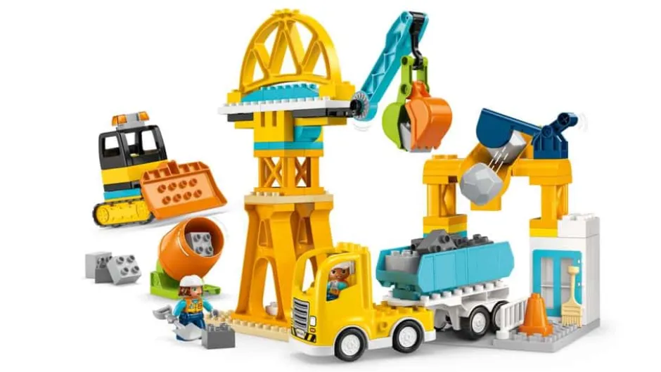 LEGO® DUPLO® Town 3-i-1 Byggeplass med anleggsmaskiner 10476
