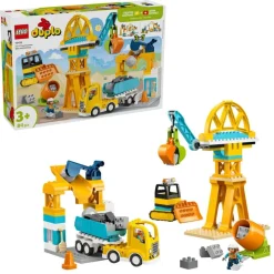 LEGO® DUPLO® Town 3-i-1 Byggeplass med anleggsmaskiner 10476