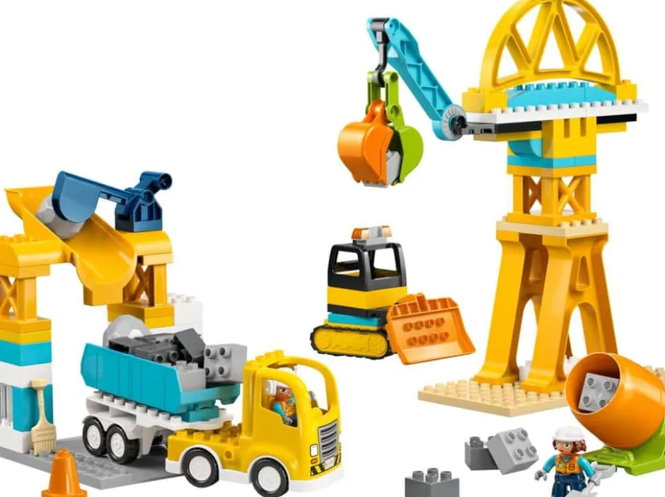 LEGO® DUPLO® Town 3-i-1 Byggeplass med anleggsmaskiner 10476