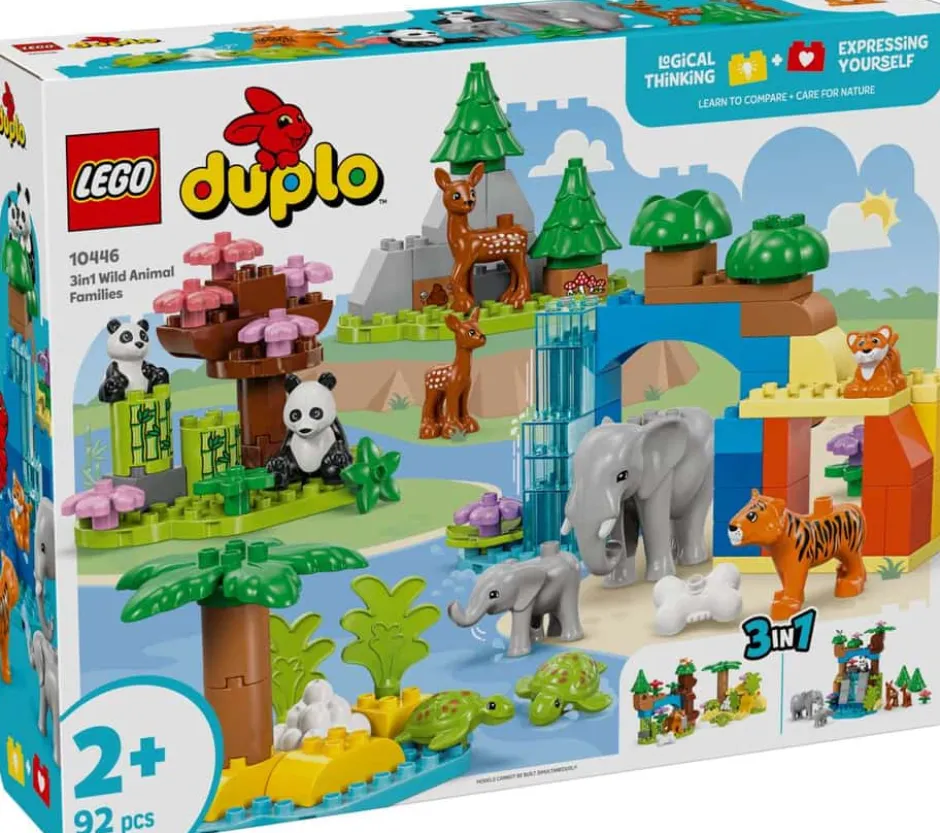 LEGO® DUPLO® Town 3-i-1 Villdyrfamilier 10446
