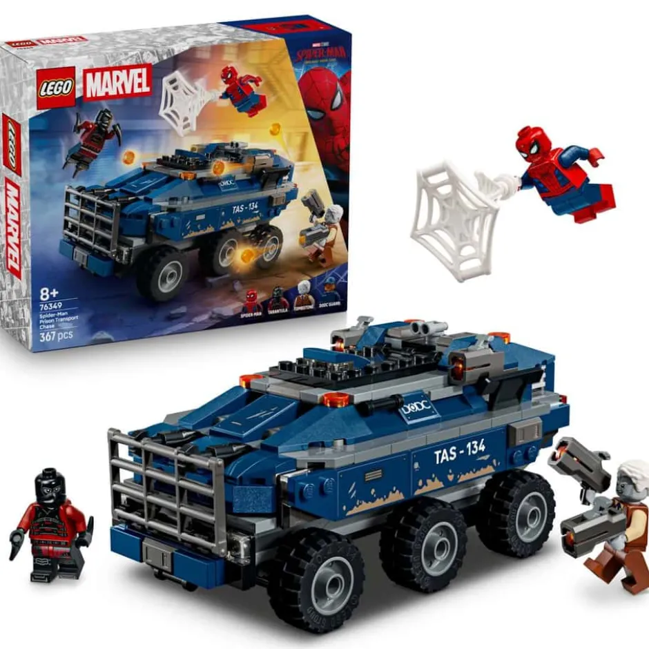 LEGO® ǀ Marvel Spider-Man og fangetransporten 76349