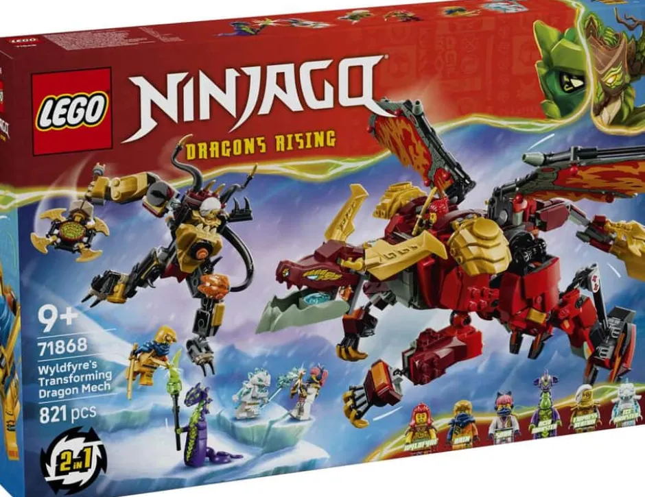 LEGO® NINJAGO® Wyldfyres forvandlingsdragerobot 71868