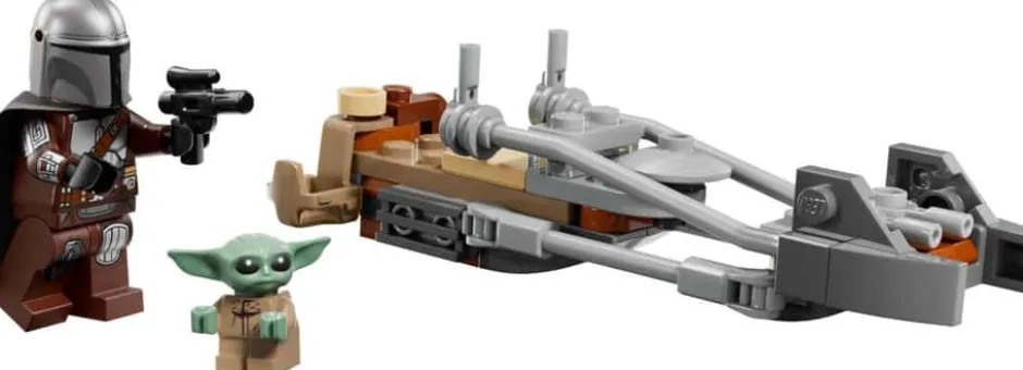 LEGO® Star Wars™ Mandalorianeren og Grogus speedersykkel 75436