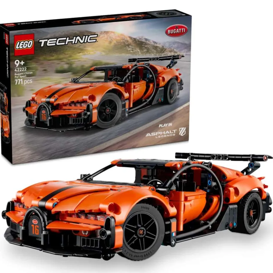 LEGO® Technic Bugatti Chiron Pur Sport-hyperbil 42222