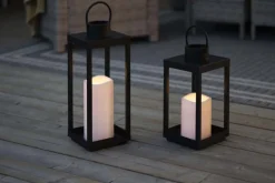 Lykt med integrert LED kubbelys