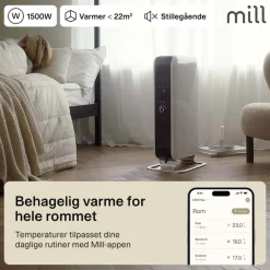 Mill Gentle Air WiFi Gen 3 1500W oljeovn