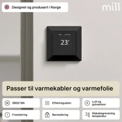 Mill Smart WiFi gulvtermostat