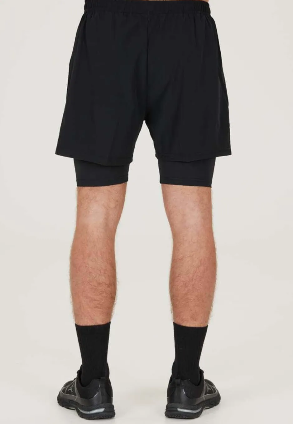 Northpeak Martin 2-i-1 treningsshorts herre