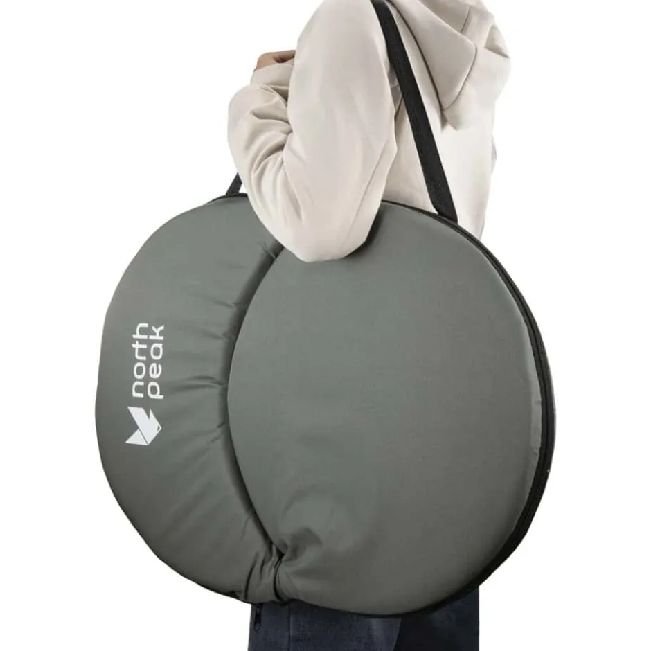 North Peak sittepute m/rygg regulerbar