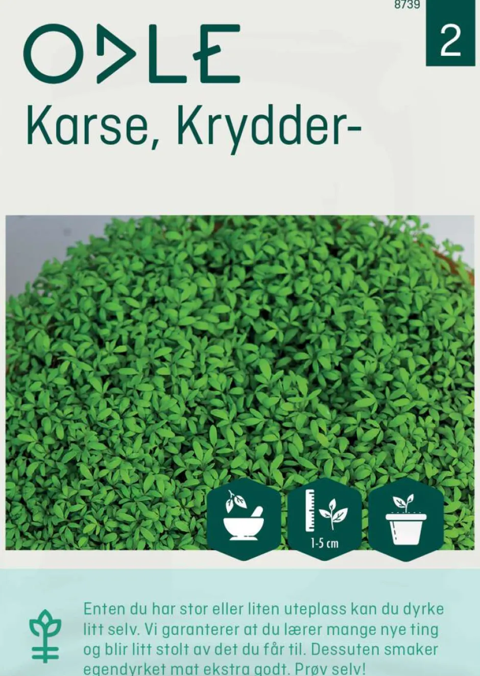 Odle krydder karse frø