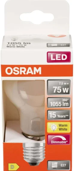 OSRAM LED Retrofit Classic A dimbar lyspære