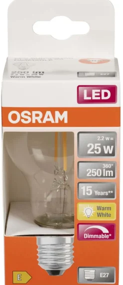OSRAM LED Retrofit Classic A dimbar pære