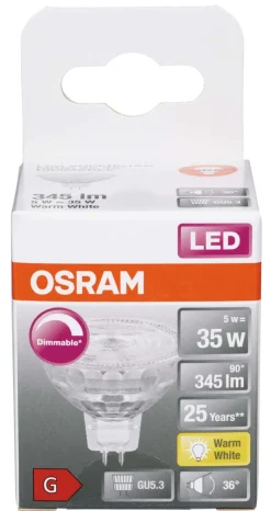 OSRAM LEDSPOT MR16 35 5WGU5,3D