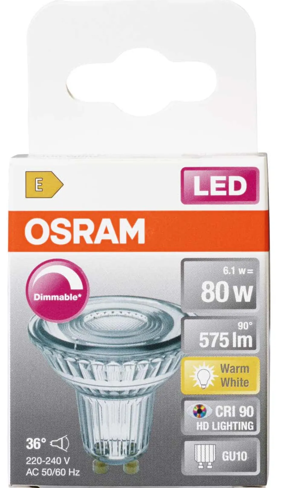 OSRAM LED Superstar PAR16 spotpære