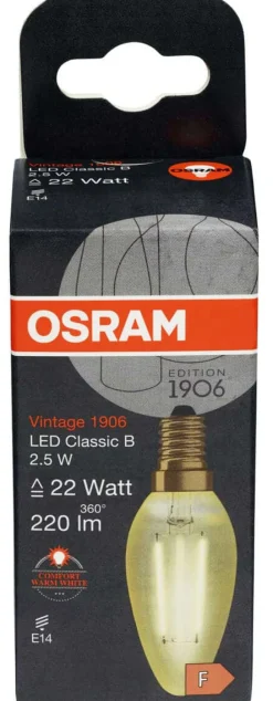 OSRAM Vintage 1906 CLAS B 22 LED-pære