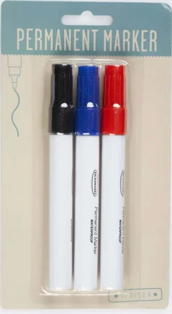 Permanent marker 3pk