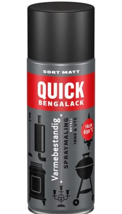 Quick Bengalack varmebestandig spraylakk