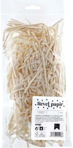 Revet papir krem