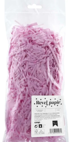 Revet papir rosa