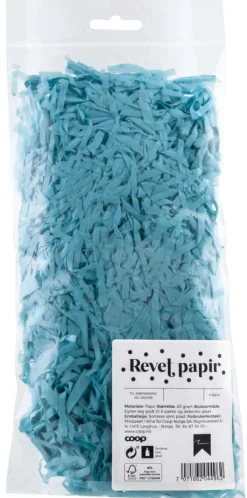 Revet papir turkis